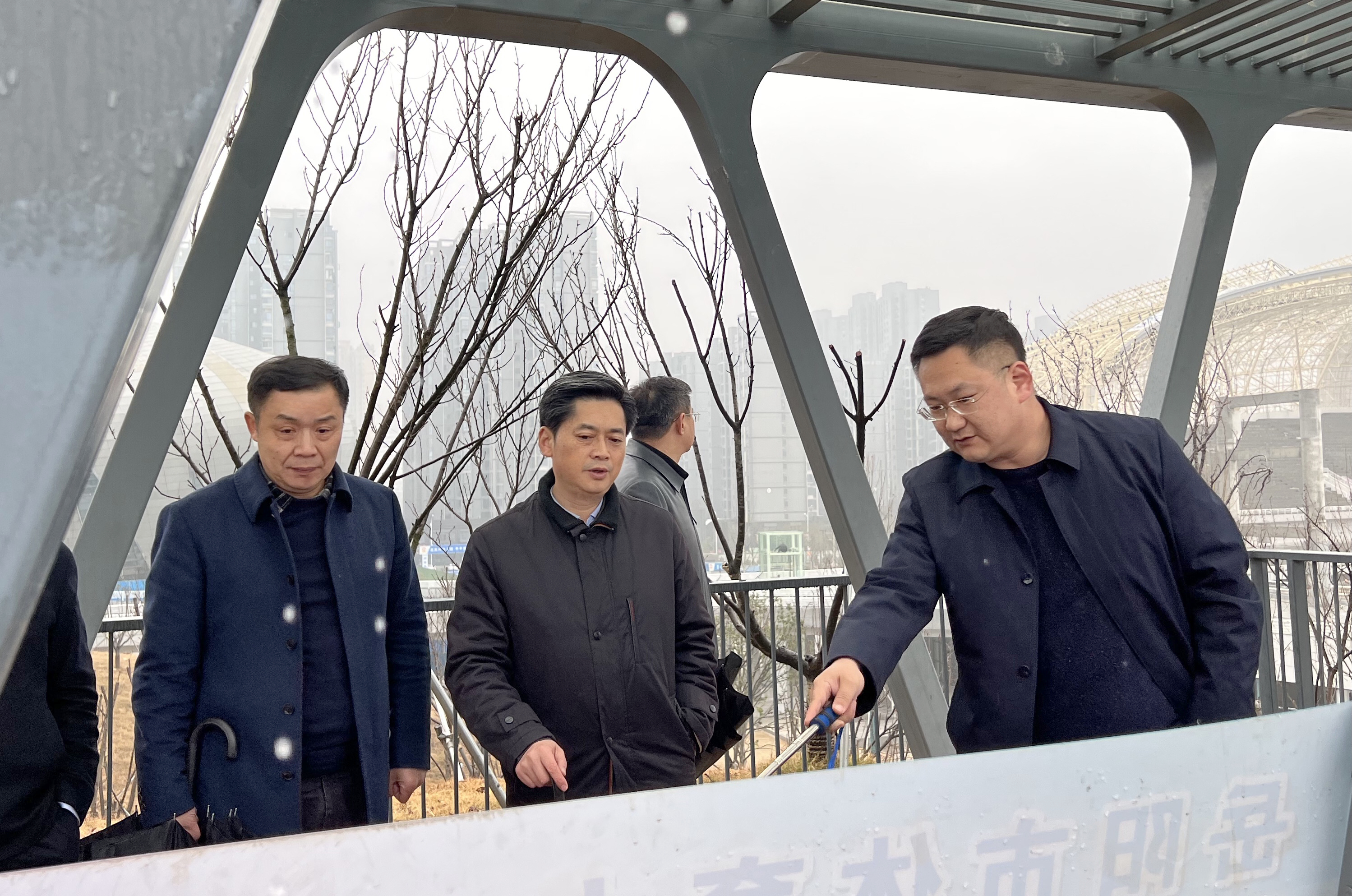 1月24日下午，趙岳平率隊(duì)調(diào)研省運(yùn)會(huì)場館建設(shè)工作.jpg